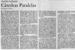 Cátedras paralelas