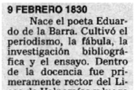 9 febrero 1830.