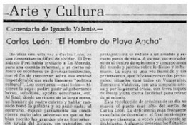 Carlos León: "el hombre de playa ancha" Carlos León: "el hombre de playa ancha"