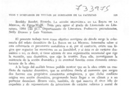 La acción dramática en la balsa de la medusa La acción dramática en la balsa de la medusa
