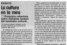 La cultura en la mira La cultura en la mira