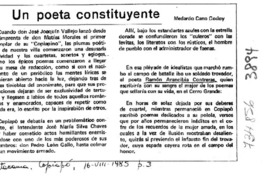Un poeta constituyente Un poeta constituyente