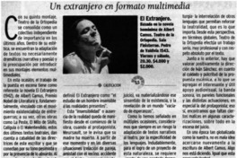 Un extranjero en formato multimedia Un extranjero en formato multimedia