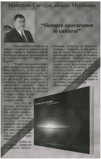 Marcelino Carvajal, alcalde Mejillones.