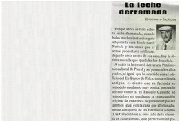 La leche derramada
