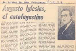 Augusto Iglesias, el antofagastino Augusto Iglesias, el antofagastino
