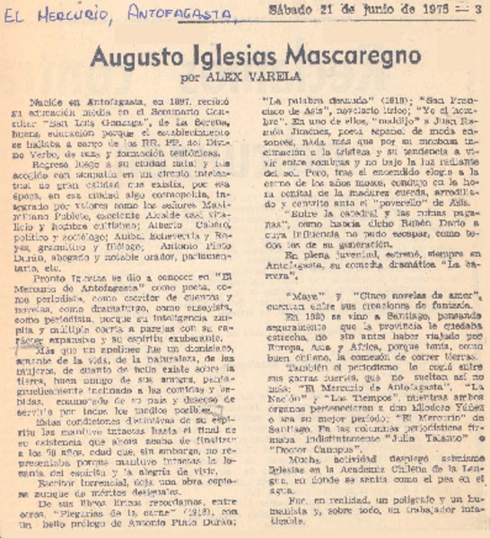 Augusto Iglesias Mascaregno Augusto Iglesias Mascaregno