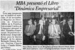 MBA presentó el libro "Dinámica Empresarial"