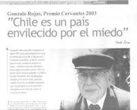 Chile es un país envilecido por el miedo: [entrevistas]