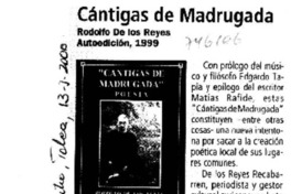 Cántigas de madrugada