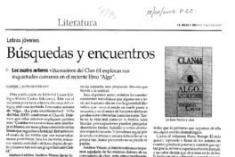 Búsquedas y encuentros Búsquedas y encuentros