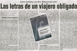 Las letras de un viajero obligado Las letras de un viajero obligado