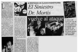El siniestro Dr. Mortis El siniestro Dr. Mortis