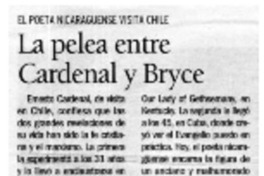 La Pelea entre Cardenal y Bryce. La Pelea entre Cardenal y Bryce.