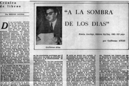 "A la sombra de los días" "A la sombra de los días"