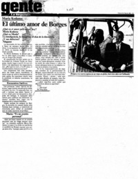 El último amor de Borges. El último amor de Borges.