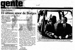 El último amor de Borges. El último amor de Borges.