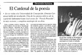 El Cardenal de la poesía. El Cardenal de la poesía.