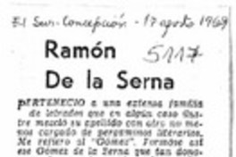 Ramón de la Serna Ramón de la Serna