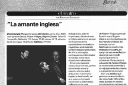 La amante inglesa"
