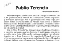 Publio Terencio Publio Terencio