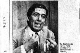 Tras once días, Mario Vargas Llosa reasumió su candidatura. Tras once días, Mario Vargas Llosa reasumió su candidatura.