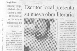 Escritor local presenta su nueva obra literaria Escritor local presenta su nueva obra literaria