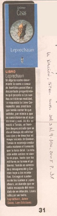 Libro : Leprechaun