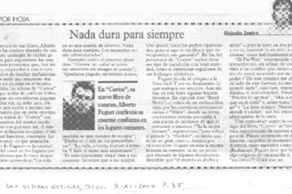Nada dura para siempre