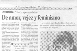 De amor, vejez y feminismo (entrevista) De amor, vejez y feminismo (entrevista)