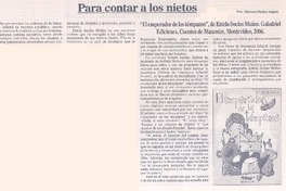 Para contar a los nietos
