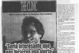 "Sería interesante que nos hicieran una oferta" (entrevista)