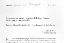 Secreciones, excresiones y desatinos Secreciones, excresiones y desatinos