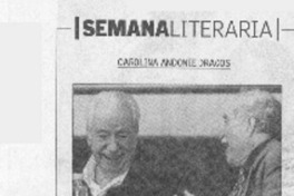 García Márquez saluda a Mutis García Márquez saluda a Mutis