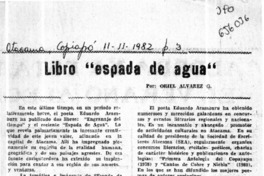 Libro "espada de agua"