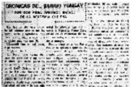 Crónicas del barrio Yungay Crónicas del barrio Yungay