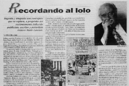 Recordando al lolo Recordando al lolo