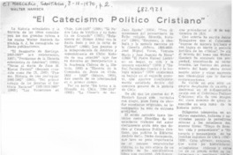 El catecismo político cristiano