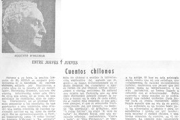 Cuentos chilenos Cuentos chilenos