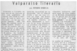 Valparaíso literario Valparaíso literario