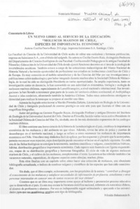 Un nuevo libro al servicio de la educación: "Moluscos marinos de Chile, especies de importancia económica"