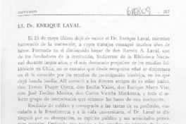 El Dr. Enrique Laval. El Dr. Enrique Laval.