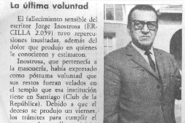 La Última voluntad. La Última voluntad.