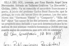Silla del sol. Silla del sol.