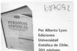Personas jurídicas. Personas jurídicas.