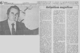 Antipáticos magníficos