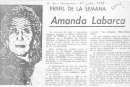 Amanda Labarca. Amanda Labarca.