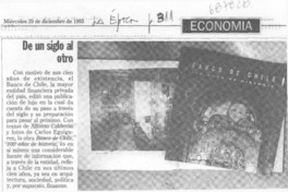 De un siglo al otro De un siglo al otro