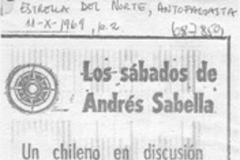 Un chileno en discusión Un chileno en discusión