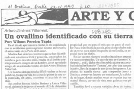 Un ovallino identificado con su tierra Un ovallino identificado con su tierra